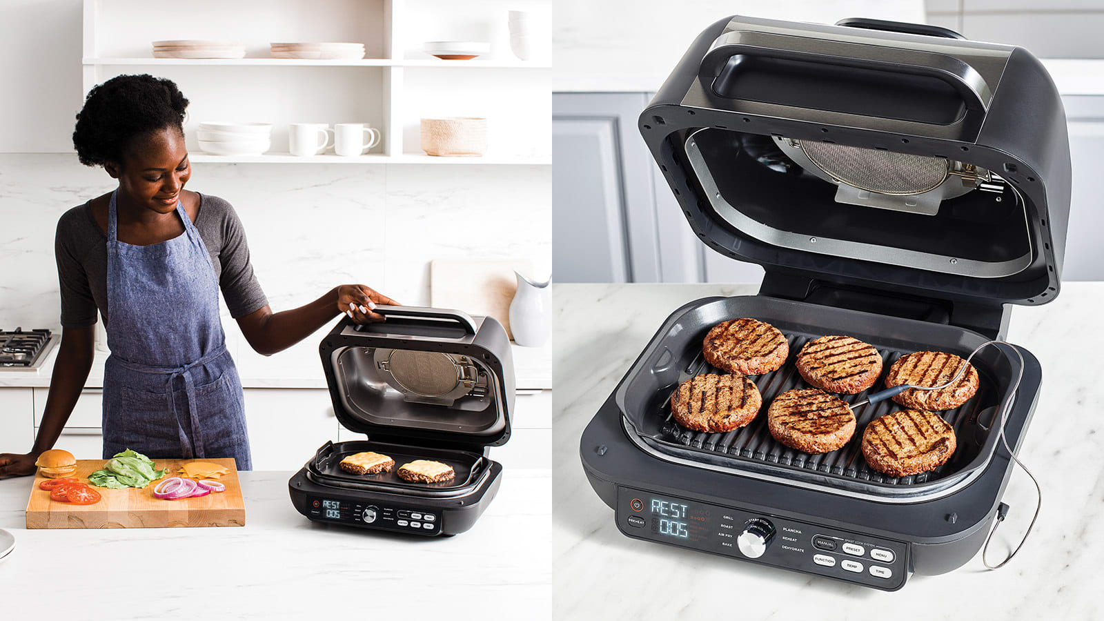 Ninja MAX PRO Grill & Heißluftfritteuse AG651EU Ninja DE